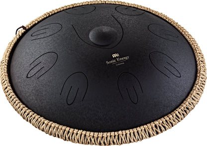 16" Octave Steel Tongue Drum, D Kurd, Black