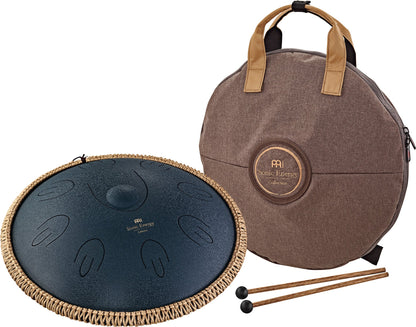 16" Octave Steel Tongue Drum, D Amara, Navy Blue