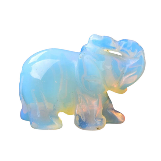 Opalite Elephant (1.5")
