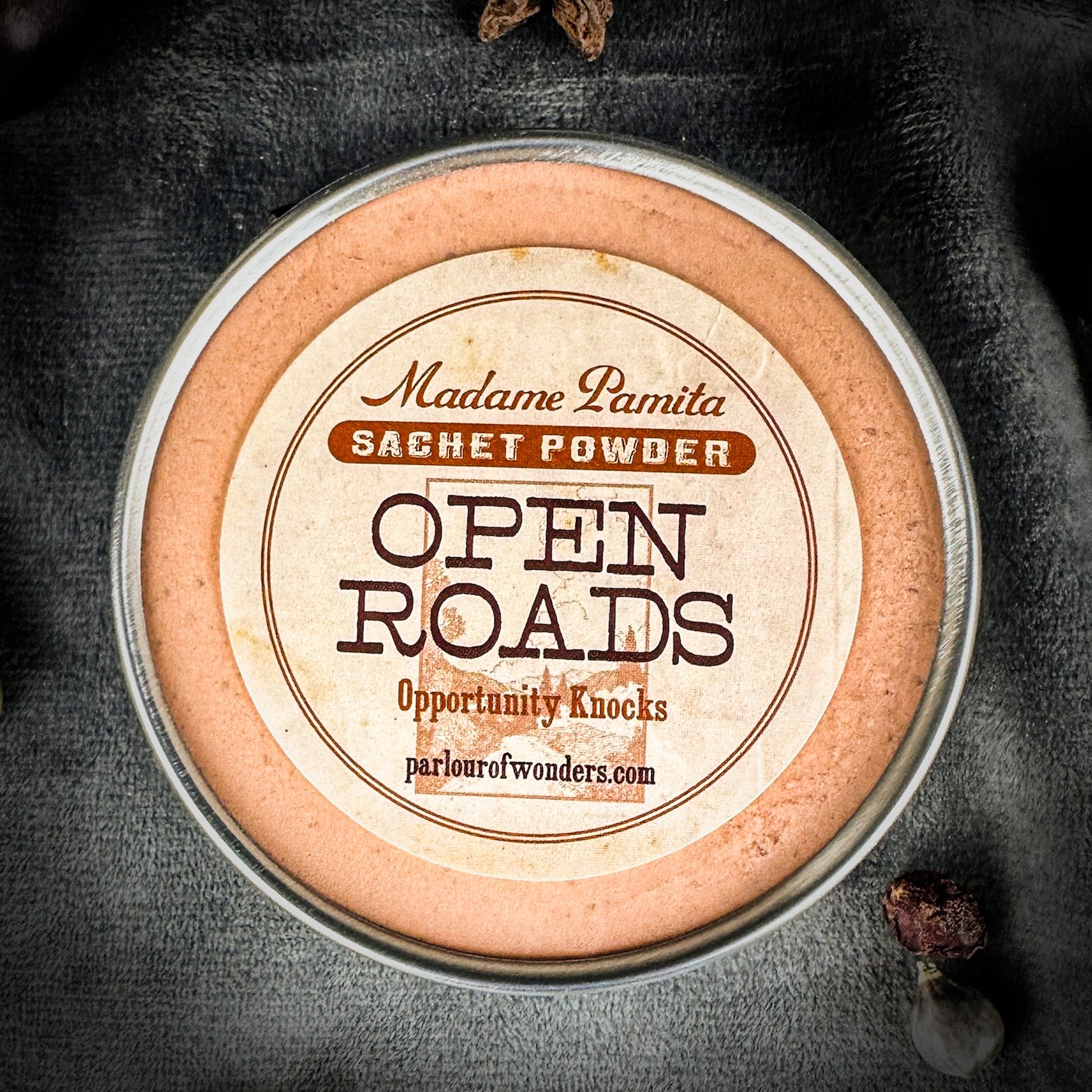 Open Roads Sachet Powder by Madame Pamita