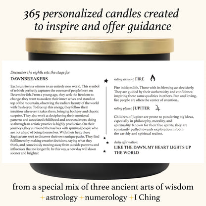 September Zodiac Birthdate Candles with Astrology Reading