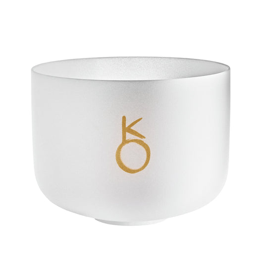 12" Planetary Tuned Crystal Singing Bowl, Chiron 172.86 Hz