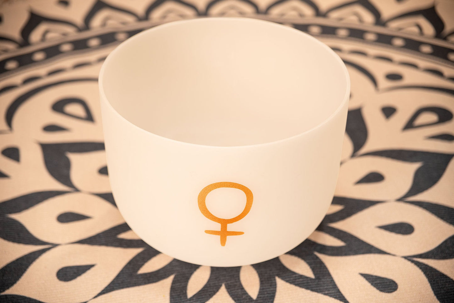 12" Planetary Tuned Crystal Singing Bowl, Venus 221.23 Hz