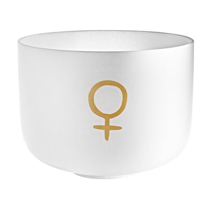 12" Planetary Tuned Crystal Singing Bowl, Venus 221.23 Hz