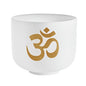 8" Planetary Tuned Crystal Singing Bowl, OM