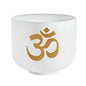 8" Planetary Tuned Crystal Singing Bowl, OM
