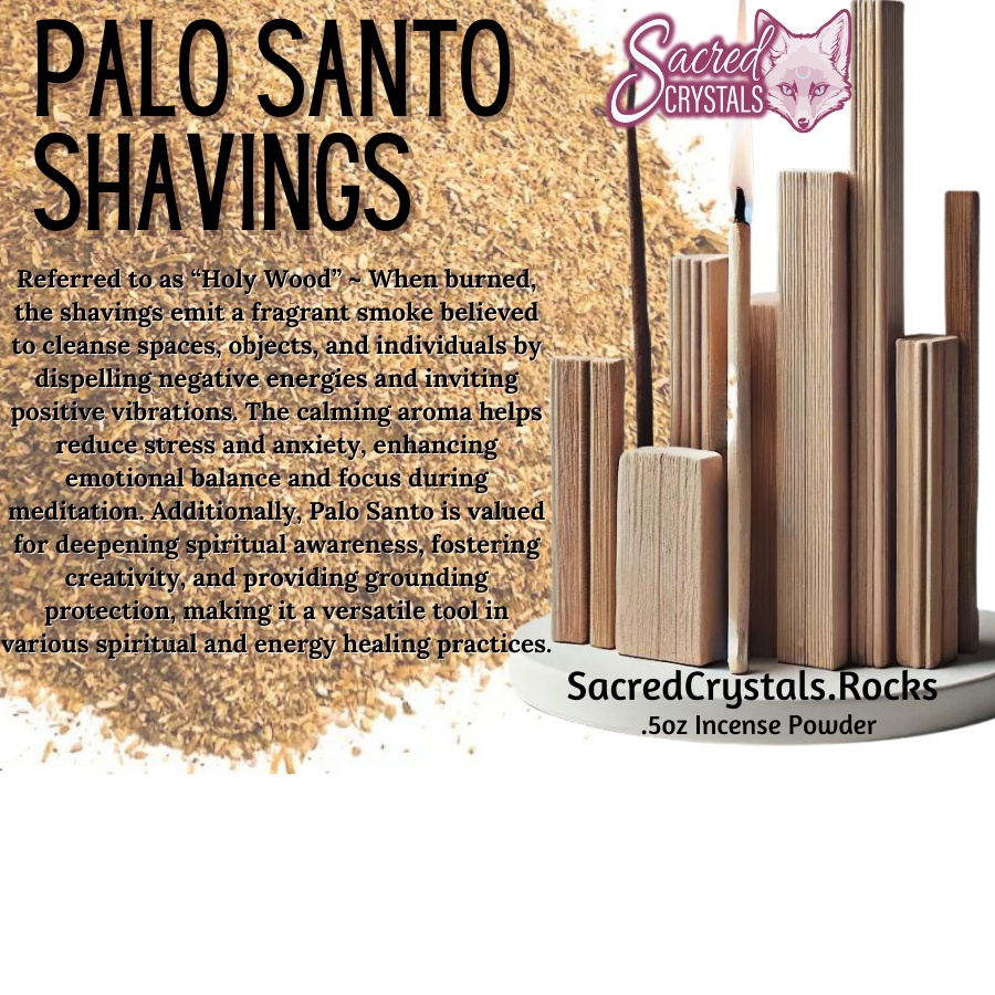 Herb Garden Palo Santo Shavings 0.5oz Spiritual Tool