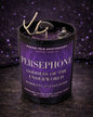 Persephone Crystal Candle | Rebirth & Shadow Spell Candle