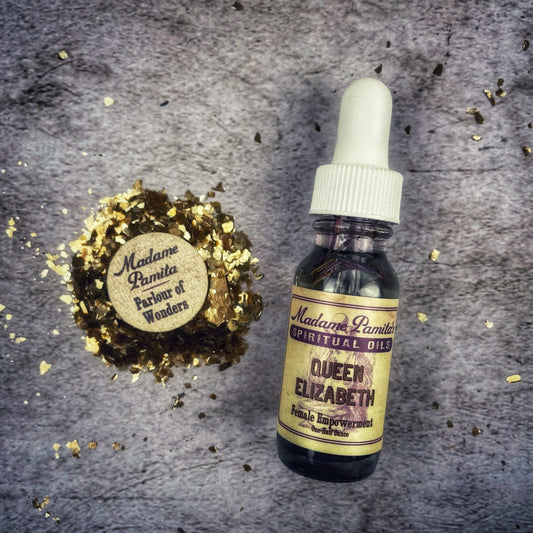 Queen Elizabeth Oil by Madame Pamita