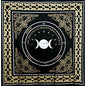 Triple Moon Ouija Altar Cloth for Mystical Rituals