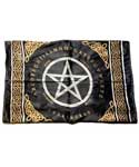 Mystical Pentagram Ouija Altar Cloth for Rituals | Mystics Vibe