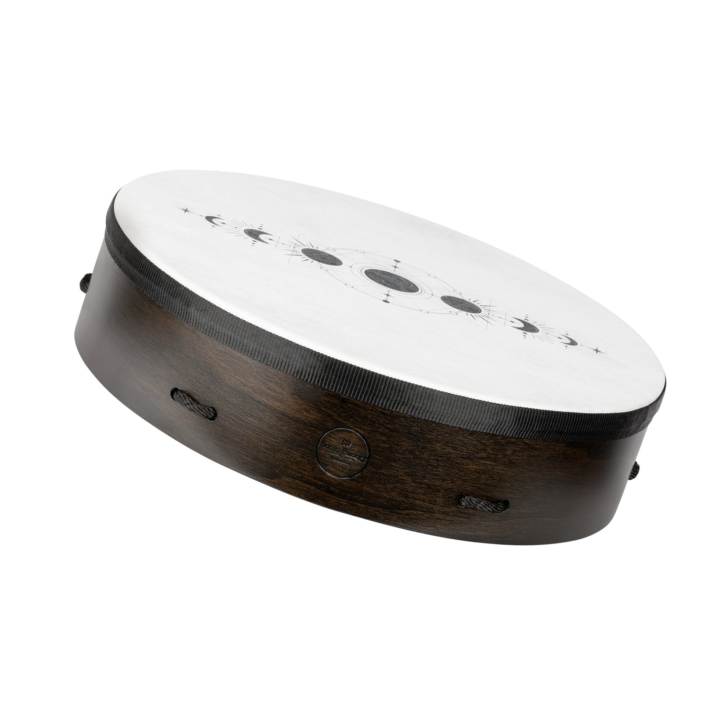 14" Ritual Drum, Moon Phases, True Feel Synthetic Head