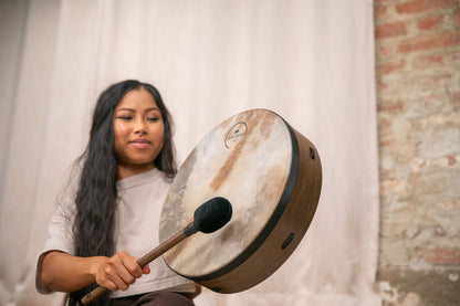 14" Ritual Drum, Goat Head