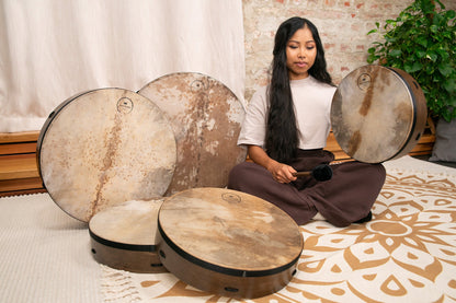 14" Ritual Drum, Goat Head