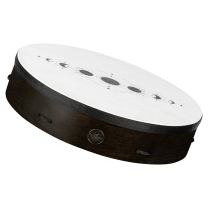 16" Ritual Drum, Moon Phases, True Feel Synthetic Head