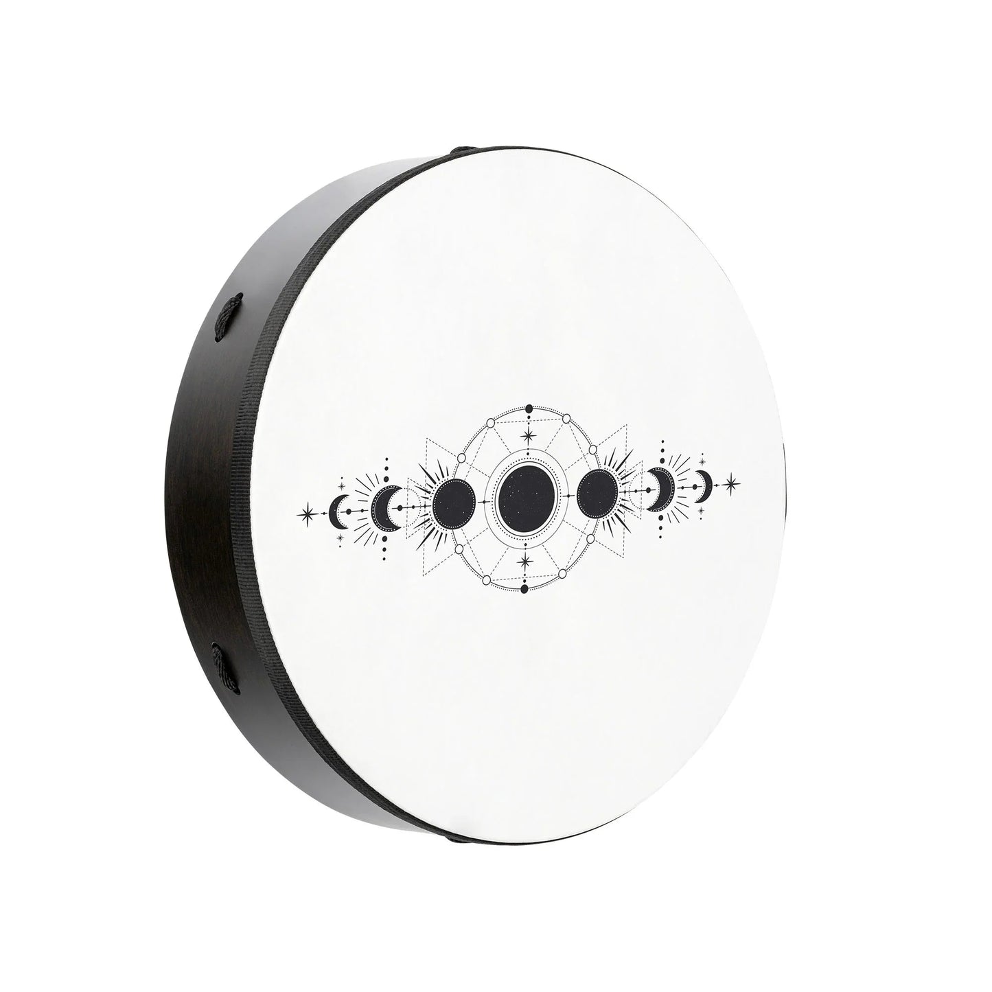 16" Ritual Drum, Moon Phases, True Feel Synthetic Head