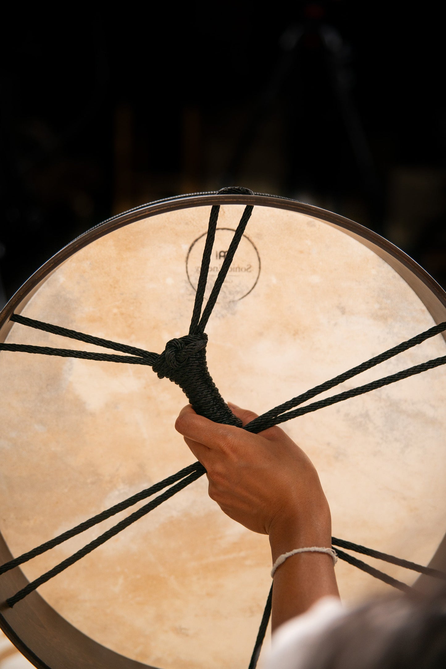 16" Ritual Drum, Goat Head