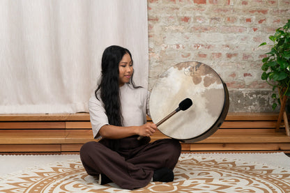 18" Ritual Drum, Goat Head