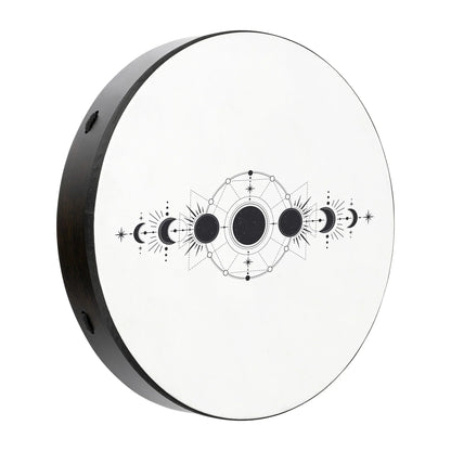 20" Ritual Drum, Moon Phases, True Feel Synthetic Head