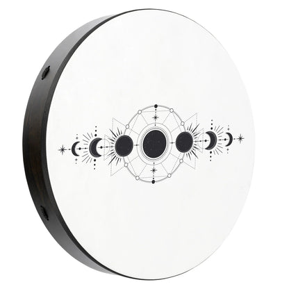 22" Ritual Drum, Moon Phases, True Feel Synthetic Head