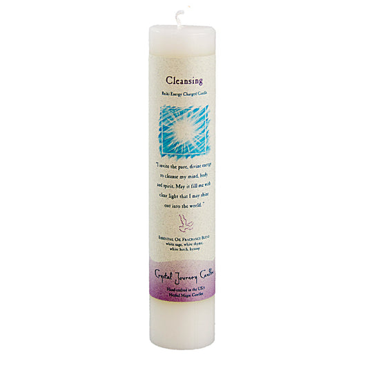 Reiki Herbal Pillar Candle Cleansing