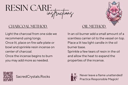 Premium Powerful Resin Incense for Spiritual Practices