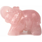 Rose Quartz Elephant (2")