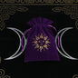 Premium Witchy Purple Velvet Tarot Card Protection Bags