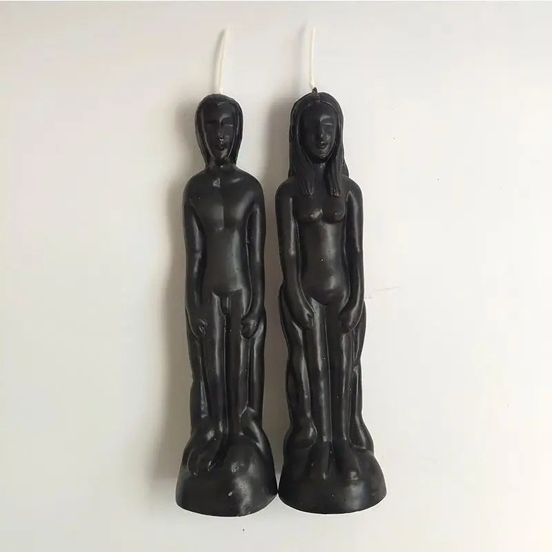 Female Male Figurine Ritual Candles in Assorted Colors