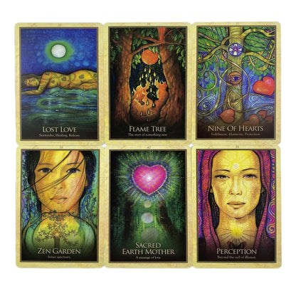 Gaia Healing Oracle Card Deck for Guidance and Love