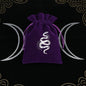 Premium Witchy Purple Velvet Tarot Card Protection Bags