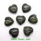 Premium Natural Crystal Hearts for Healing and Meditation
