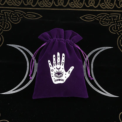 Premium Witchy Purple Velvet Tarot Card Protection Bags