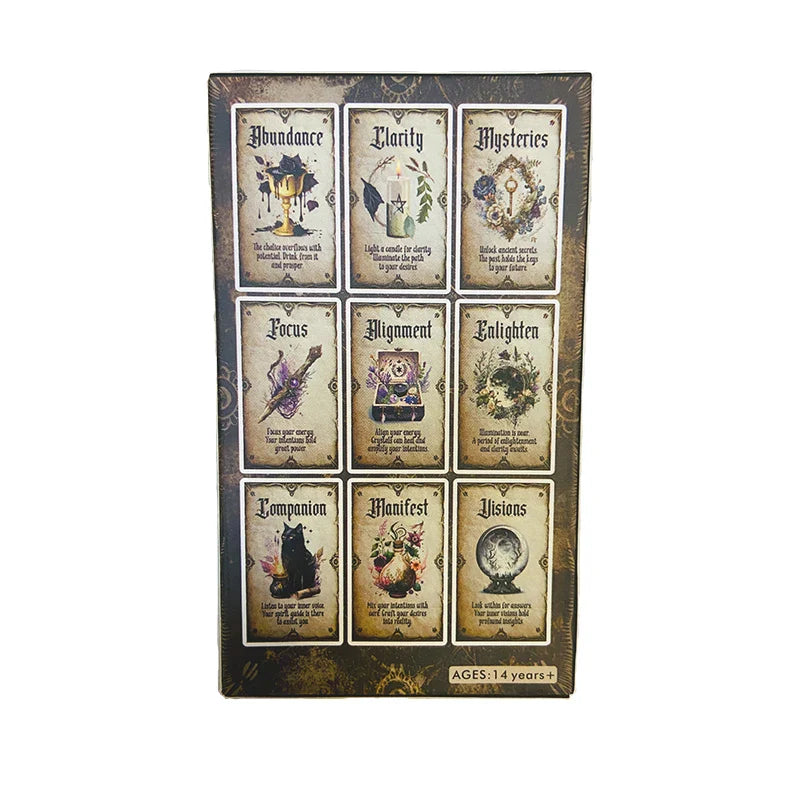 The Wise Witch Oracle Cards Deck for Mystical Guidance