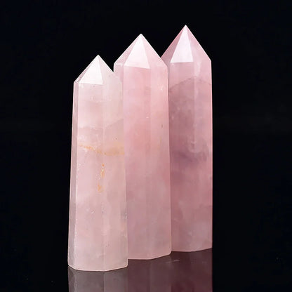 Mystical Crystal Obelisk Towers With Healing Stones