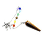 Crystal Triple Moon Pentacle Chakra Healing Pendulums