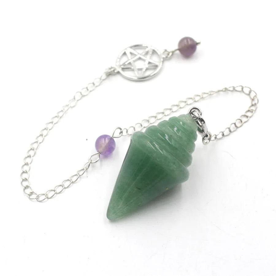 Pentacle Crystal Pendulums for Healing and Divination