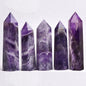 Mystical Crystal Obelisk Towers With Healing Stones