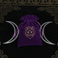 Premium Witchy Purple Velvet Tarot Card Protection Bags