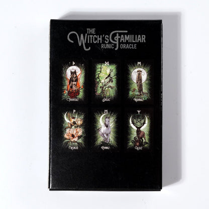 The Witch's Familiar Runic Oracle Deck for Mystical Guidance