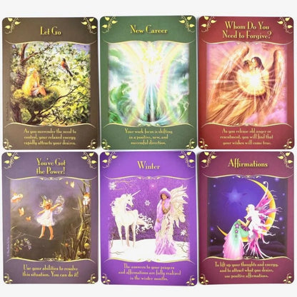 Magical Fairies Oracle Cards for Healing and Love Guidance