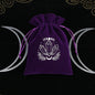 Premium Witchy Purple Velvet Tarot Card Protection Bags