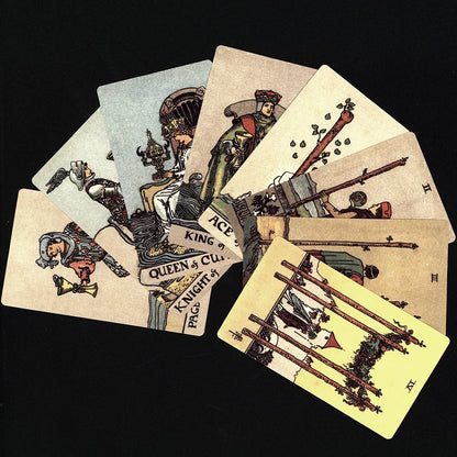 Premium Smith-Waite Borderless Tarot Deck with Guidebook