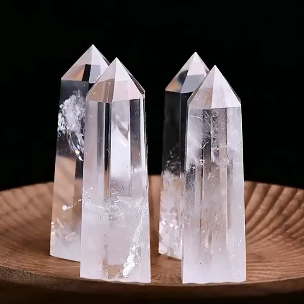 Mystical Crystal Obelisk Towers With Healing Stones