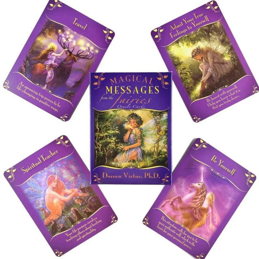 Magical Fairies Oracle Cards for Healing and Love Guidance