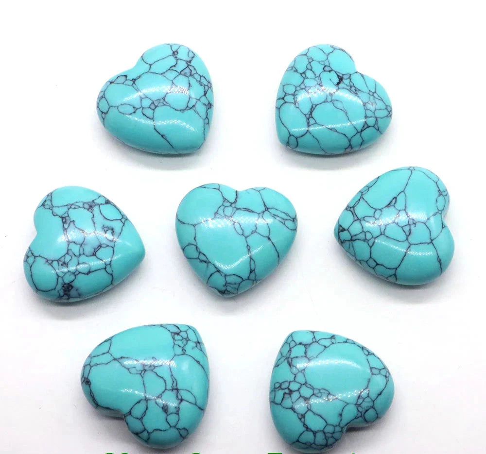 Premium Natural Crystal Hearts for Healing and Meditation