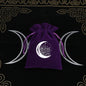 Premium Witchy Purple Velvet Tarot Card Protection Bags