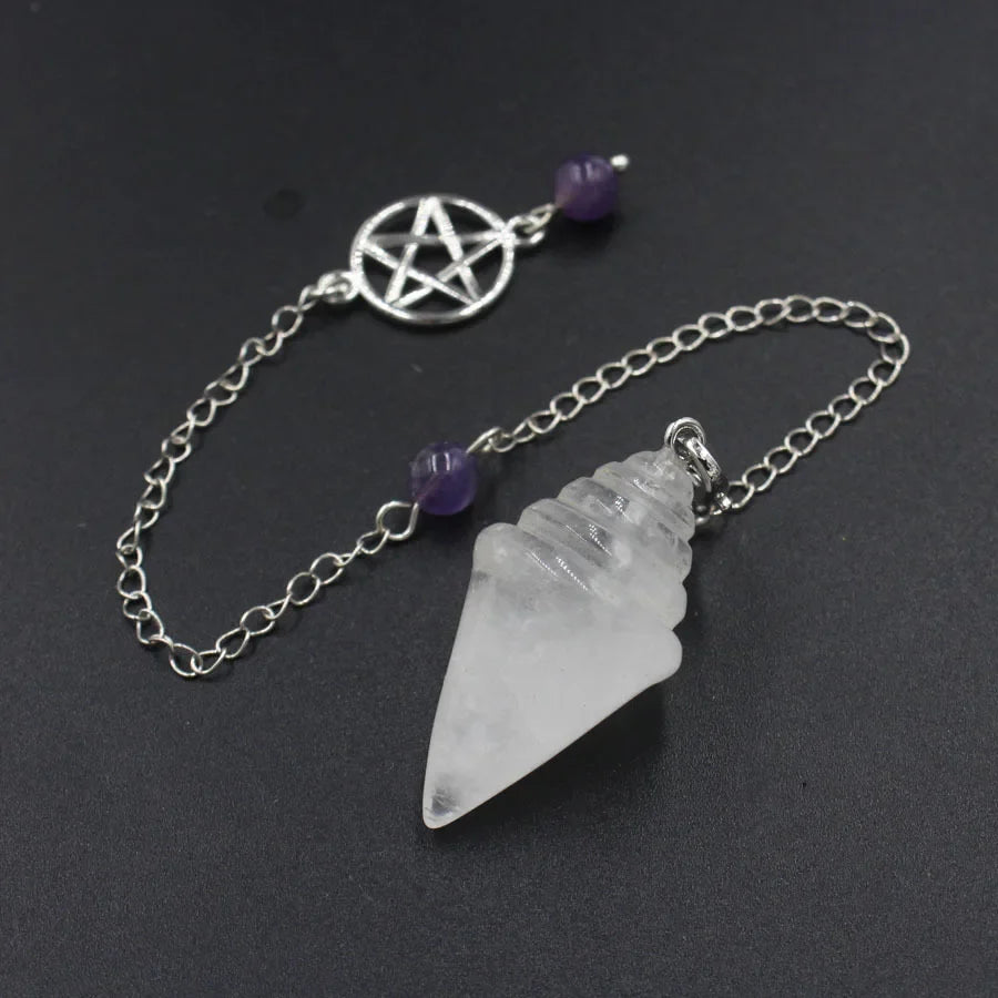 Pentacle Crystal Pendulums for Healing and Divination