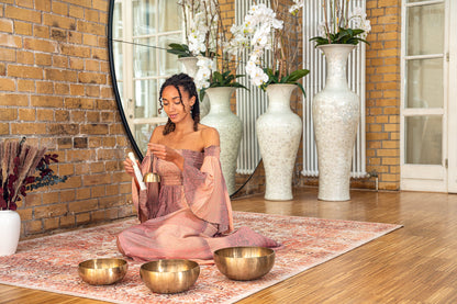 4-Piece Cosmos Therapy Series Singing Bowl Set, 250/1000/1500/2000g