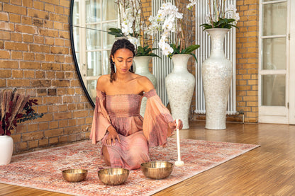 3-Piece Energy Therapy Series Singing Bowl Set, 700/1000/1400g